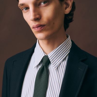 メンズ シルクネクタイ、ボウタイ、ポケットチーフ | Hermès
